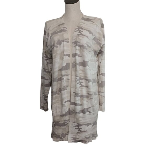 Sanctuary Cardigan Lenox Camo Duster Long Line Sweater Womens Small - Picture 14 of 14